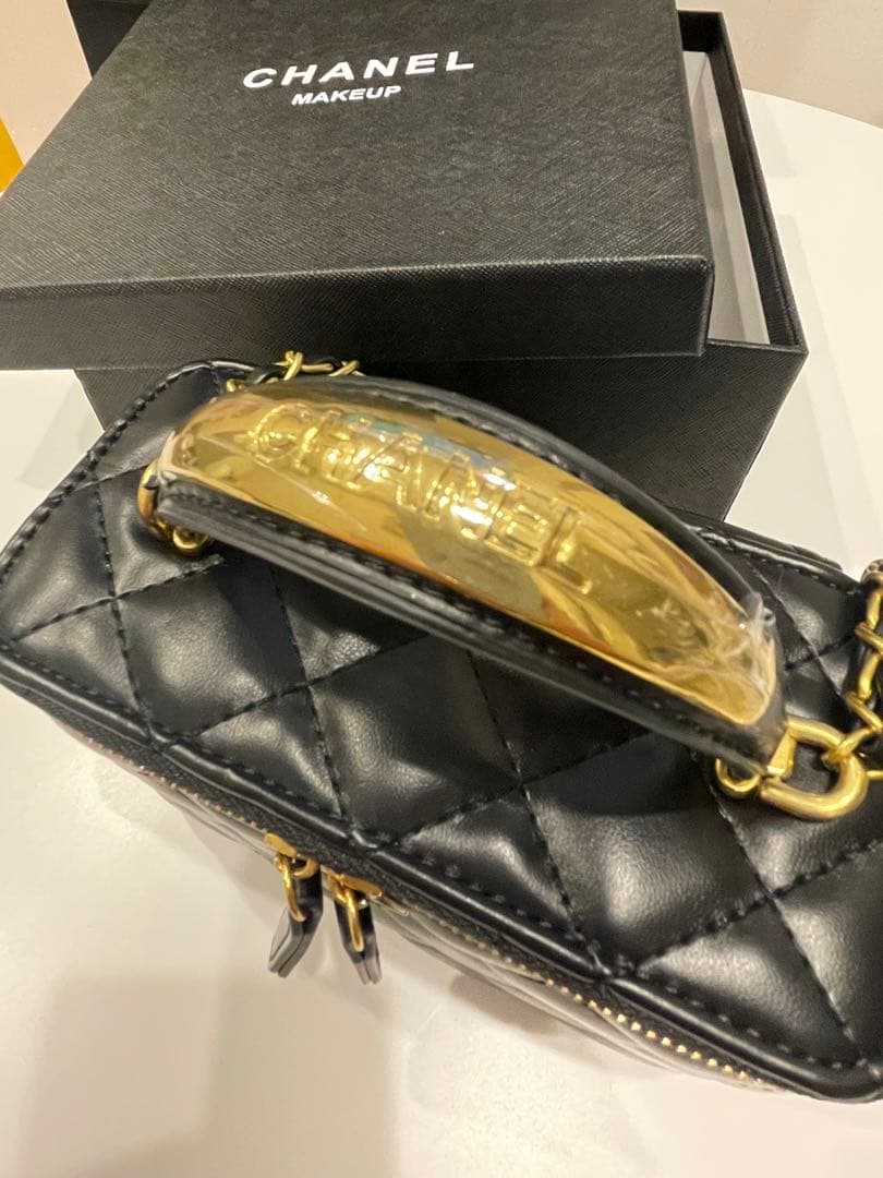 CHANEL バニティバッグ ノベルティ ショルダーバッグ ブラック