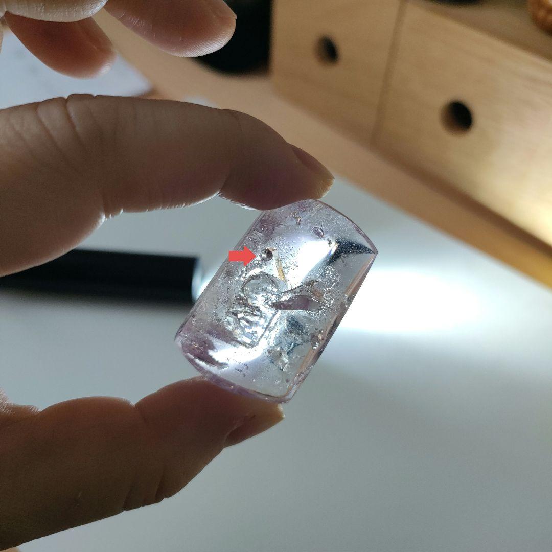 アメシストエレスチャル 水入り