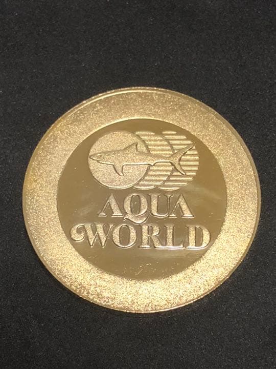 アクアワールド大洗水族館★イルカラブ☆記念メダル★茶平工業