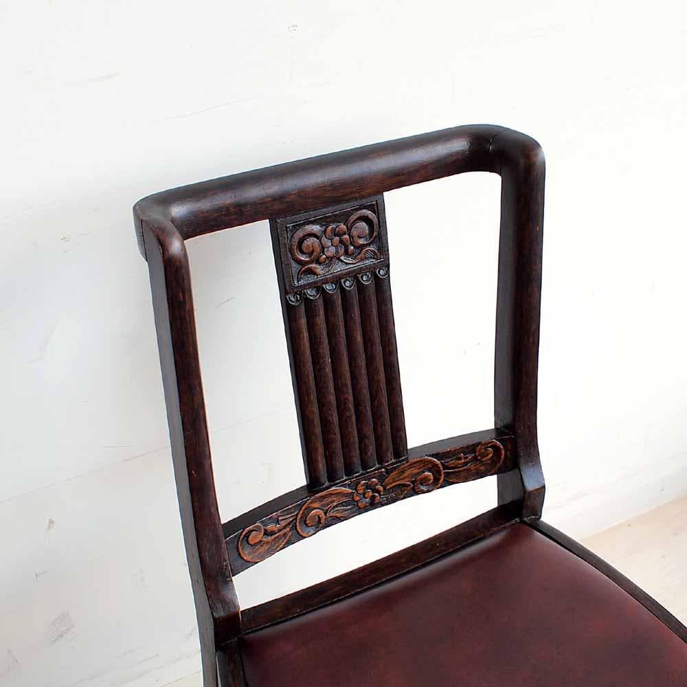 ミッキー様 バルボスレッグ オーク材 チェア A ZR24226