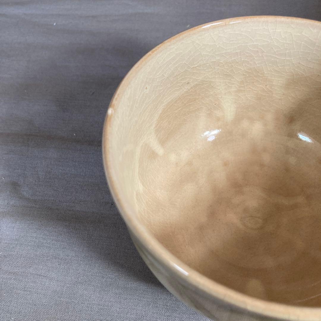 【横石臥牛】現川焼の伝統　長崎県重要無形文化財　十三代横石臥牛作　竹文　抹茶碗