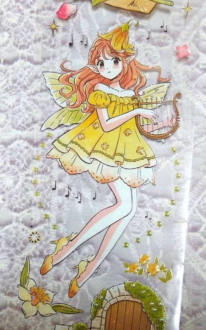 ✩SALE✩J323＃花间精灵(炫彩)吾心切り売り海外人物マステ女の子