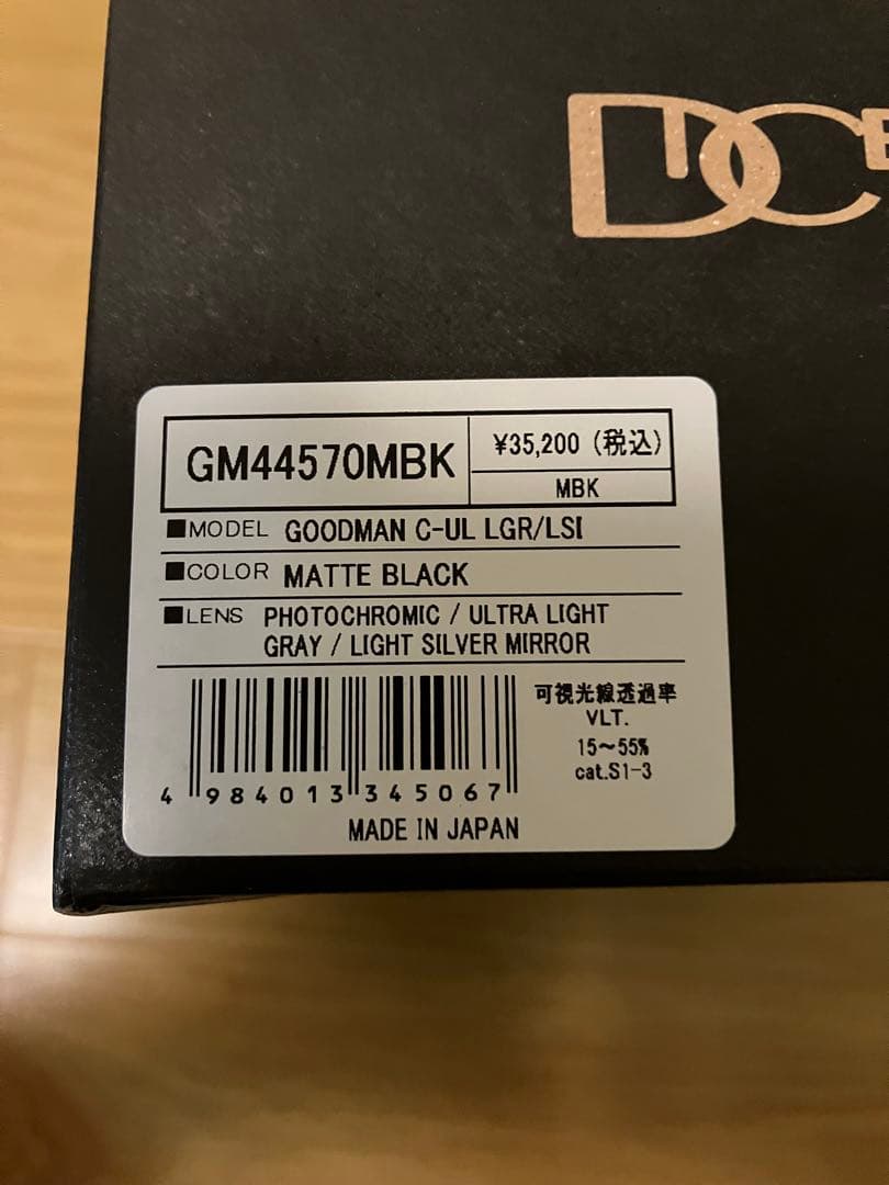 DICE GOODMAN マットブラック　24-25 ダイス