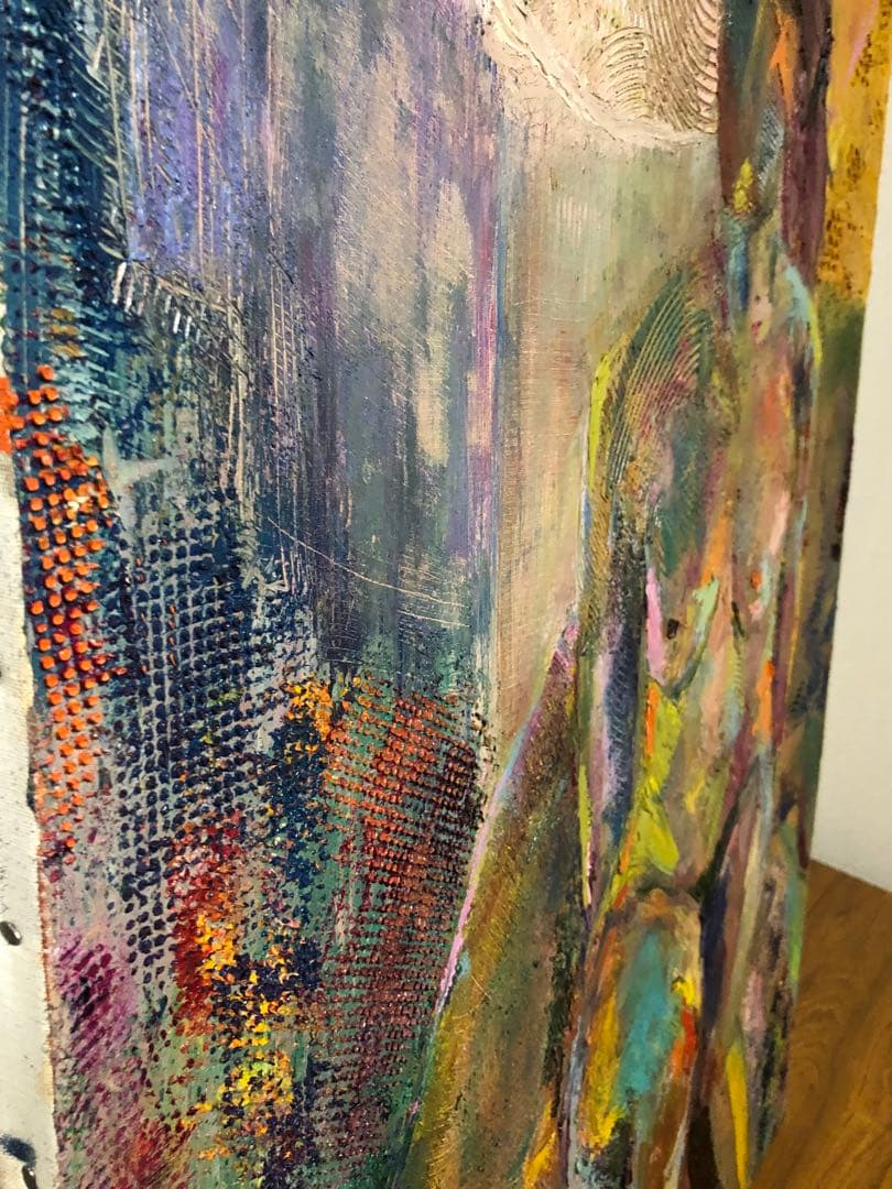 絵画　一点物　油絵　F30号　micchan作