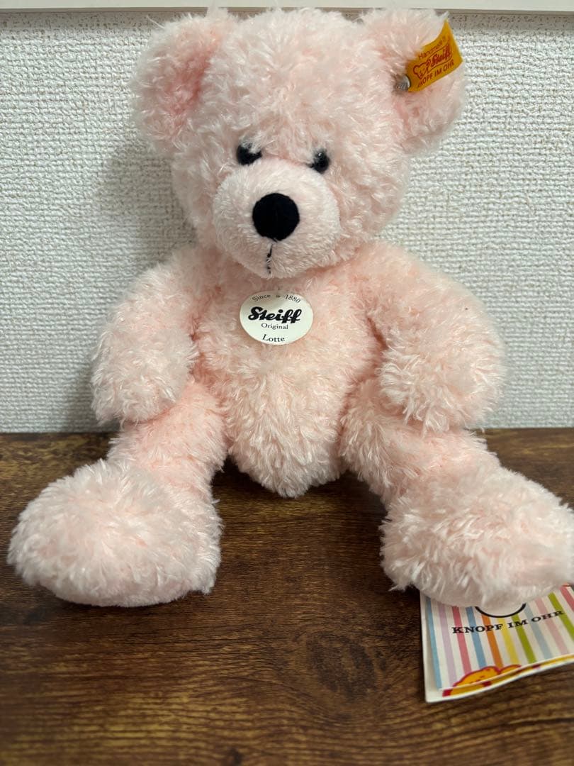 Steiff ピンク テディベア　lotte