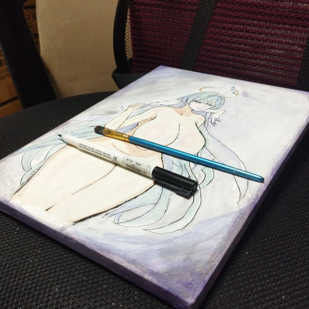 ロビンファンタジーキャラクター パステル画 A4サイズ