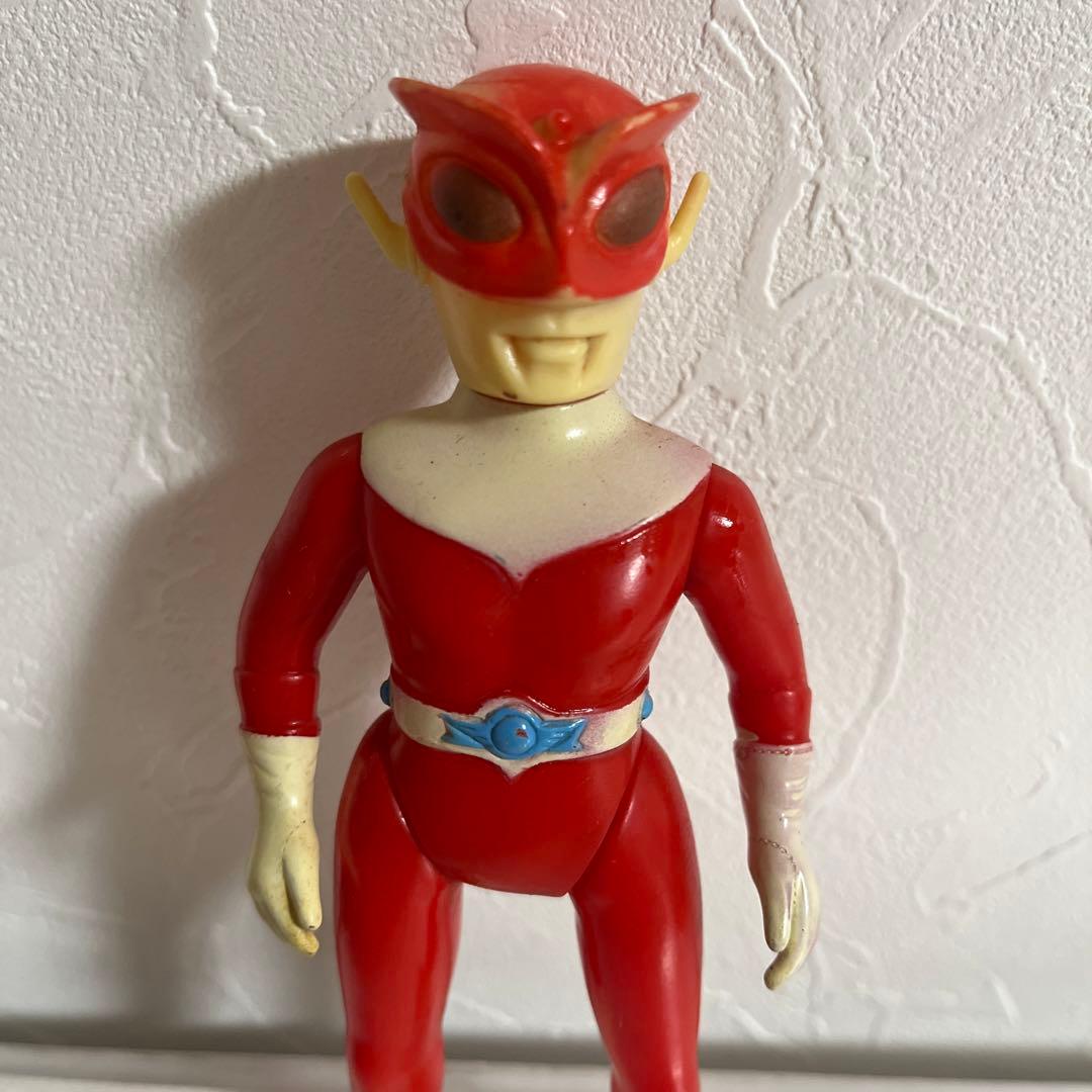 ⚠️貴重・当時物　レッドマン　ミニソフビ　ブルマァク　昭和レトロ