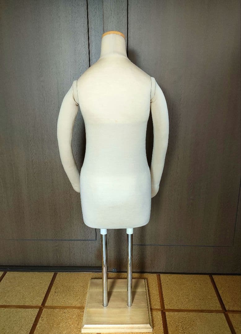 腕付き和装トルソー　2本足　高さ調節可能　マネキン　洋装トルソー　着付け練習用