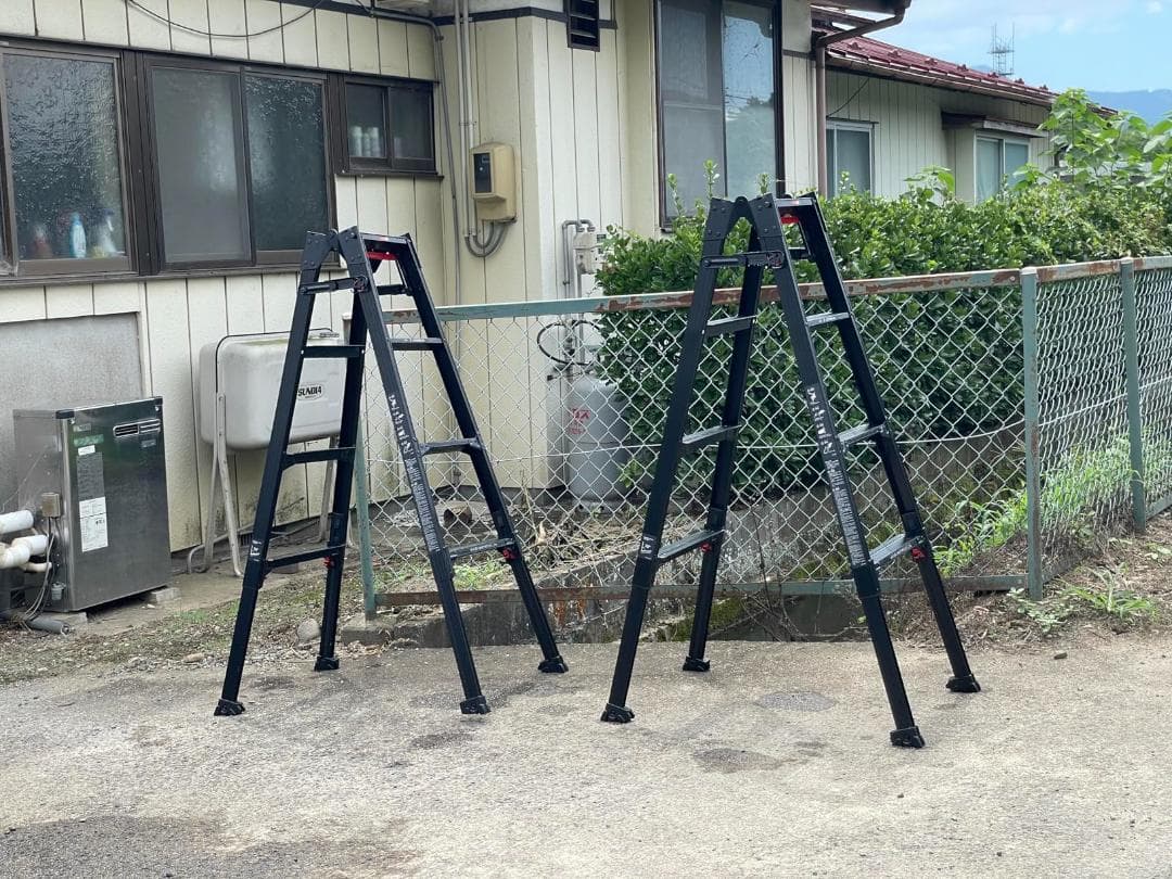 長谷川工業(Hasegawa) BLACK LABEL 伸縮式はしご兼用脚立(A