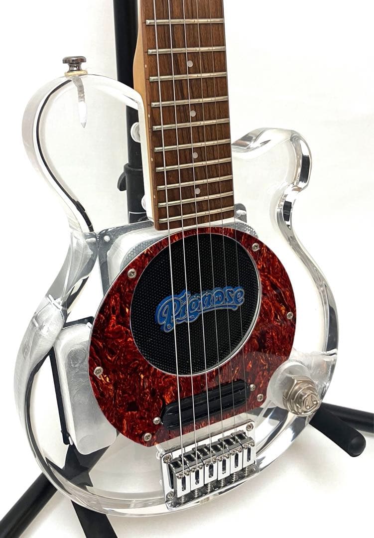 極希少 極美品 送料無料 Pignose ミニギター PGG スケルトン