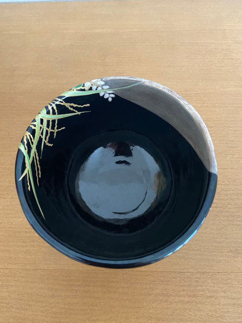 抹茶茶碗　乾山　山崎窯　浅野紫仙