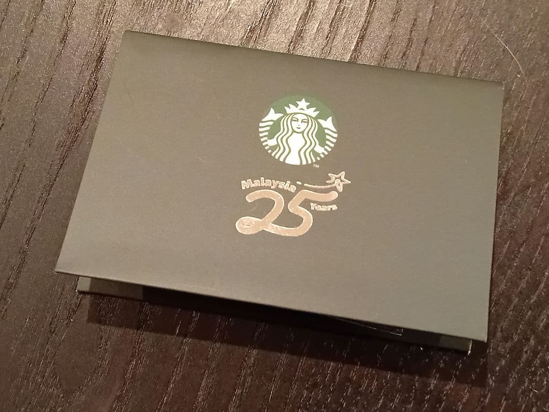☆激レア スターバックス ２５周年記念 メタルカード マレーシア限定 ☆