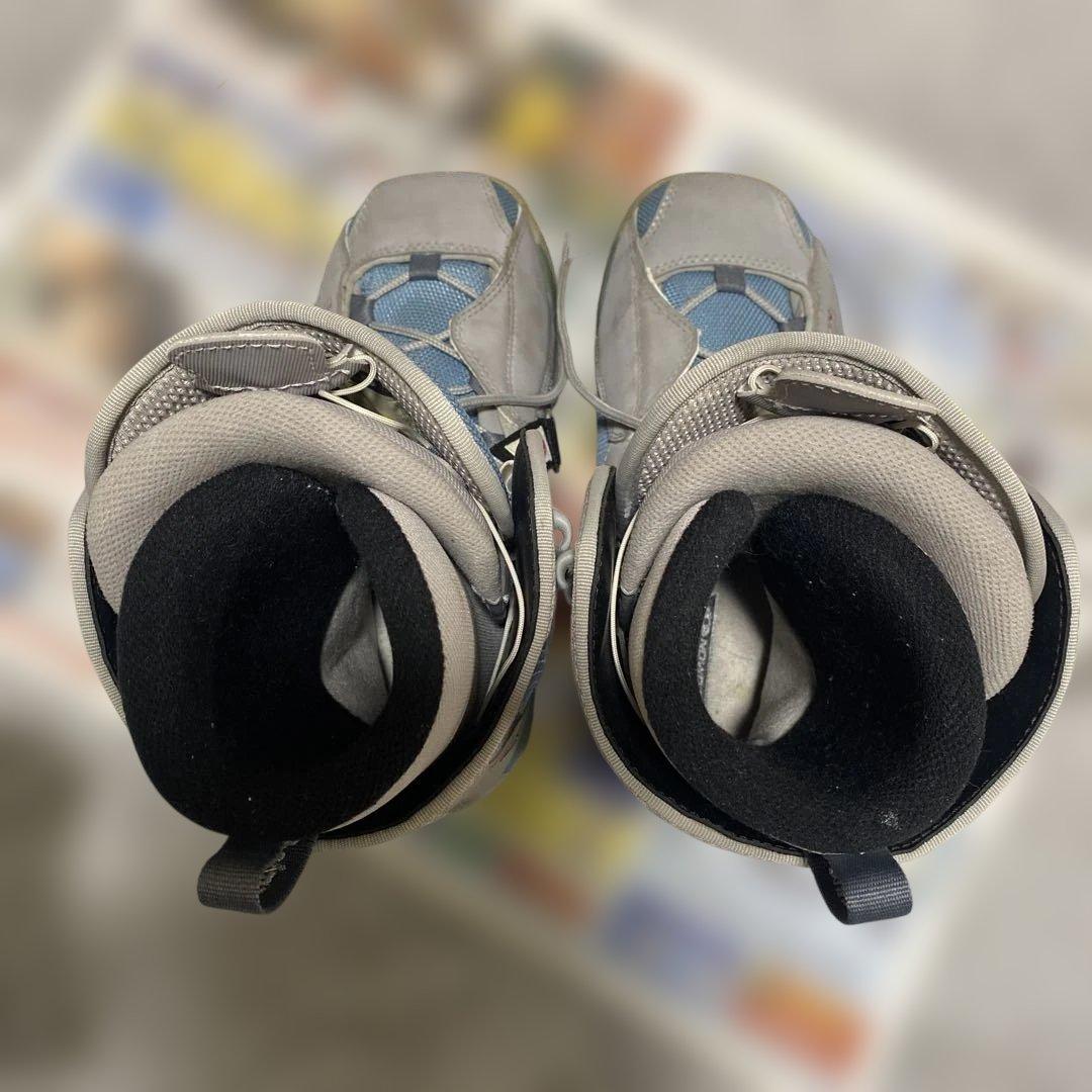 【SALOMON】スノーボードブーツ レディース 25cm 水色