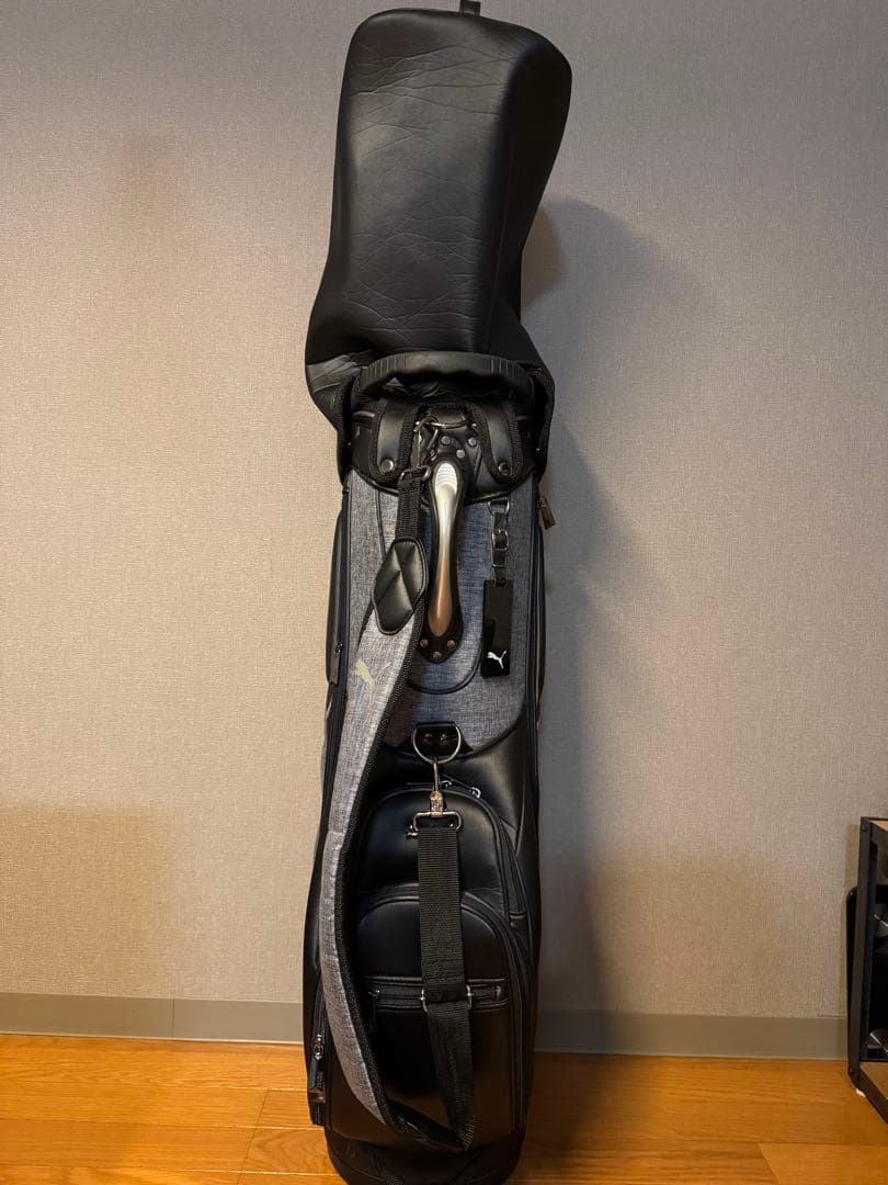 PUMA キャディバッグ グレー ブラック