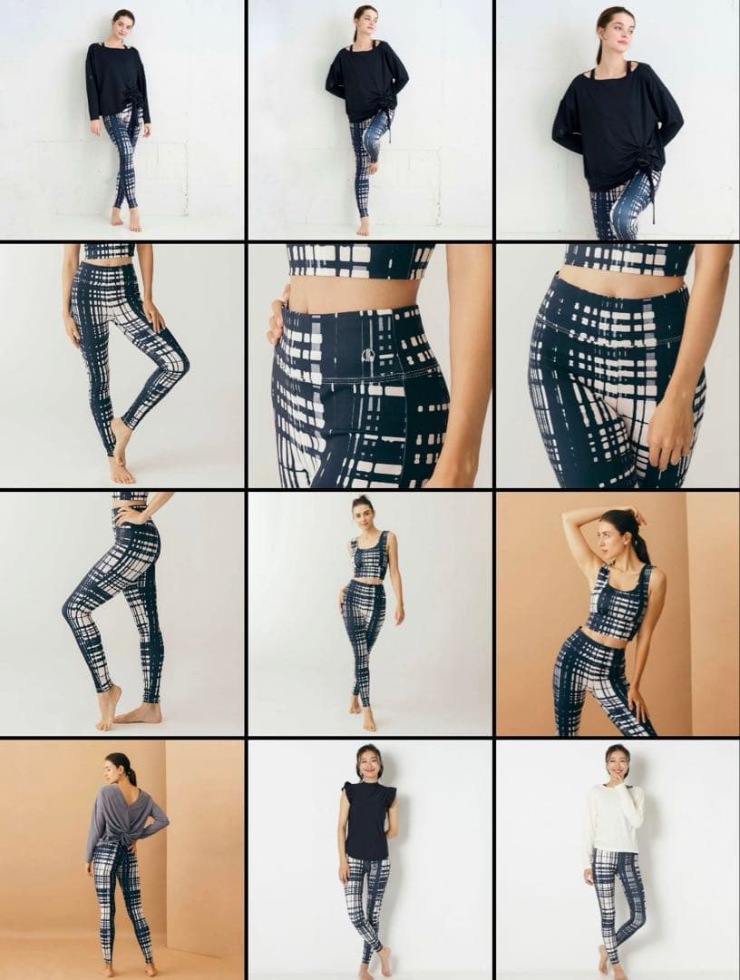 こみにゃんさま専用【LITHEE（リジー）】チェックプリントレギンス　M-L