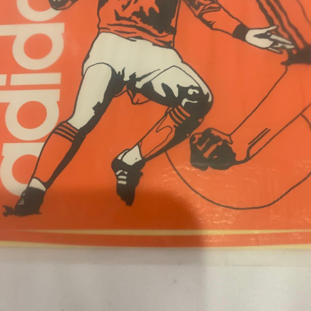 新品未使用ヴィンテージadidasステッカーオランダ代表ヨハン　ニースケンス