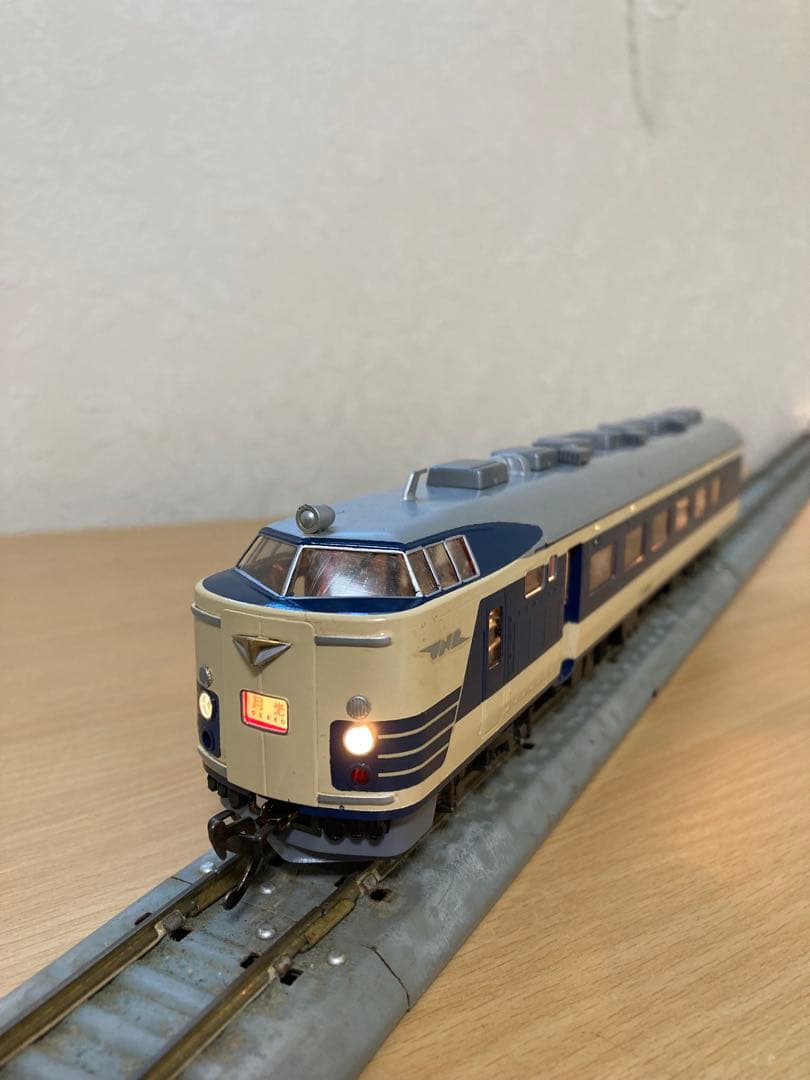 HOゲージ 鉄道模型 国鉄581系特急　4両セット