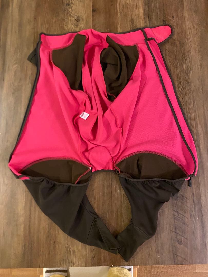 アルファアイコン　ダブルフルドッグガード　2XL ピンク/茶