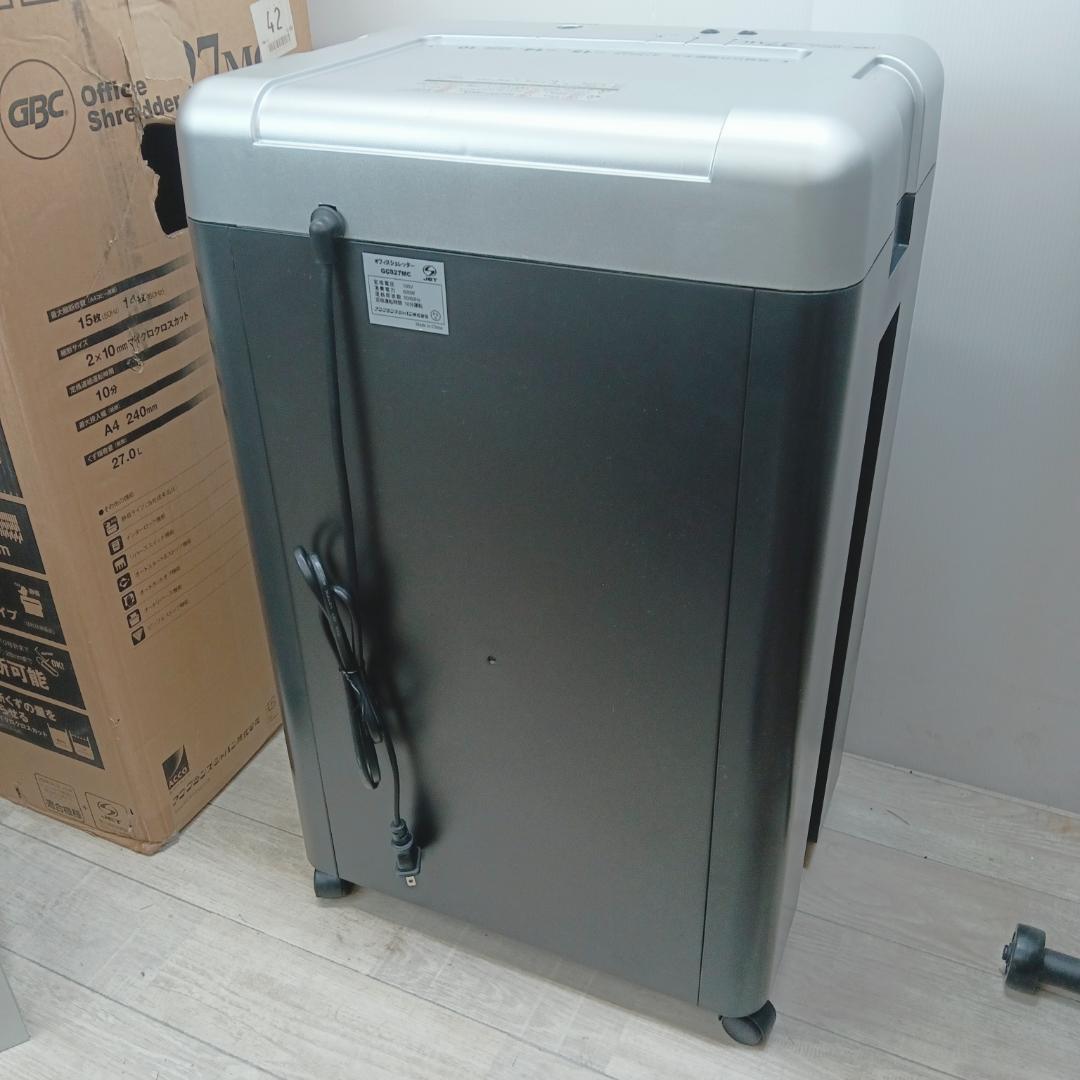 12m2616hh 業務用 オフィス シュレッダー GCS27MC 箱説付