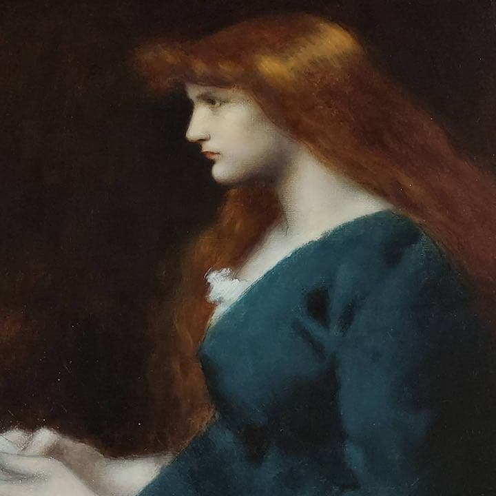 ジャンジャック・エンネル　絵画　女性像　原画　油絵