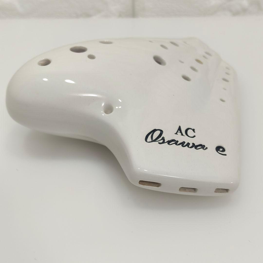 【美品】Osawa オオサワ トリプルオカリナ 磁器製 Te アルトC管