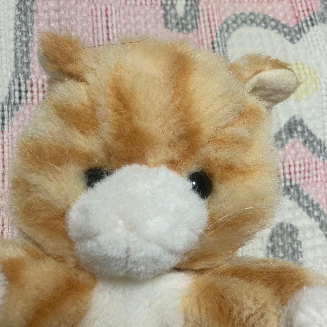 レトロ　ファースト社　いたずら天使　猫　ぬいぐるみ＆パペット　日本製　中古品