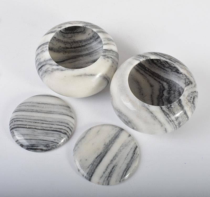 囲碁　碁石　瑪瑙碁石　大理石　碁笥　D　R4559