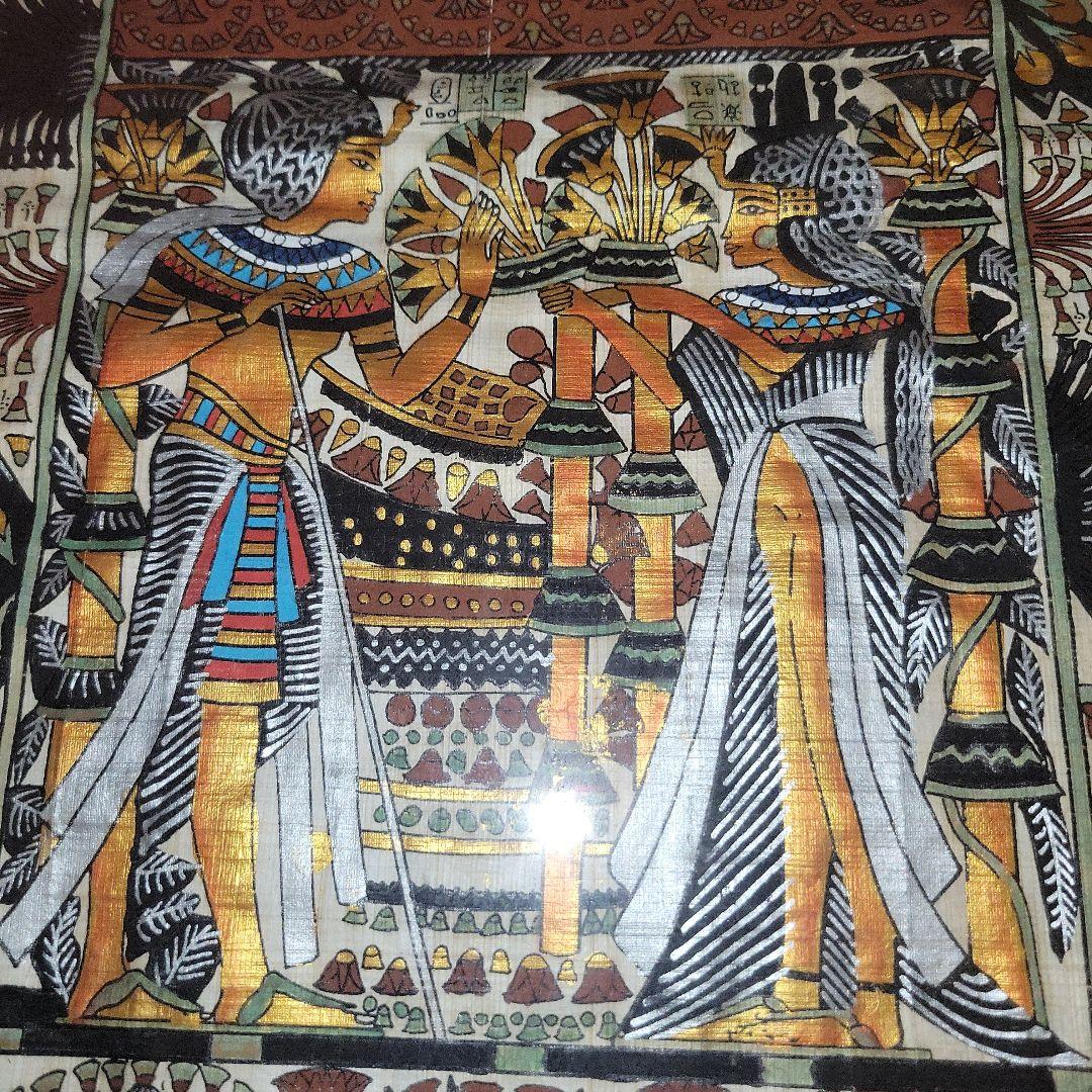 額入りパピルス紙  本物  サイズ72×56、5