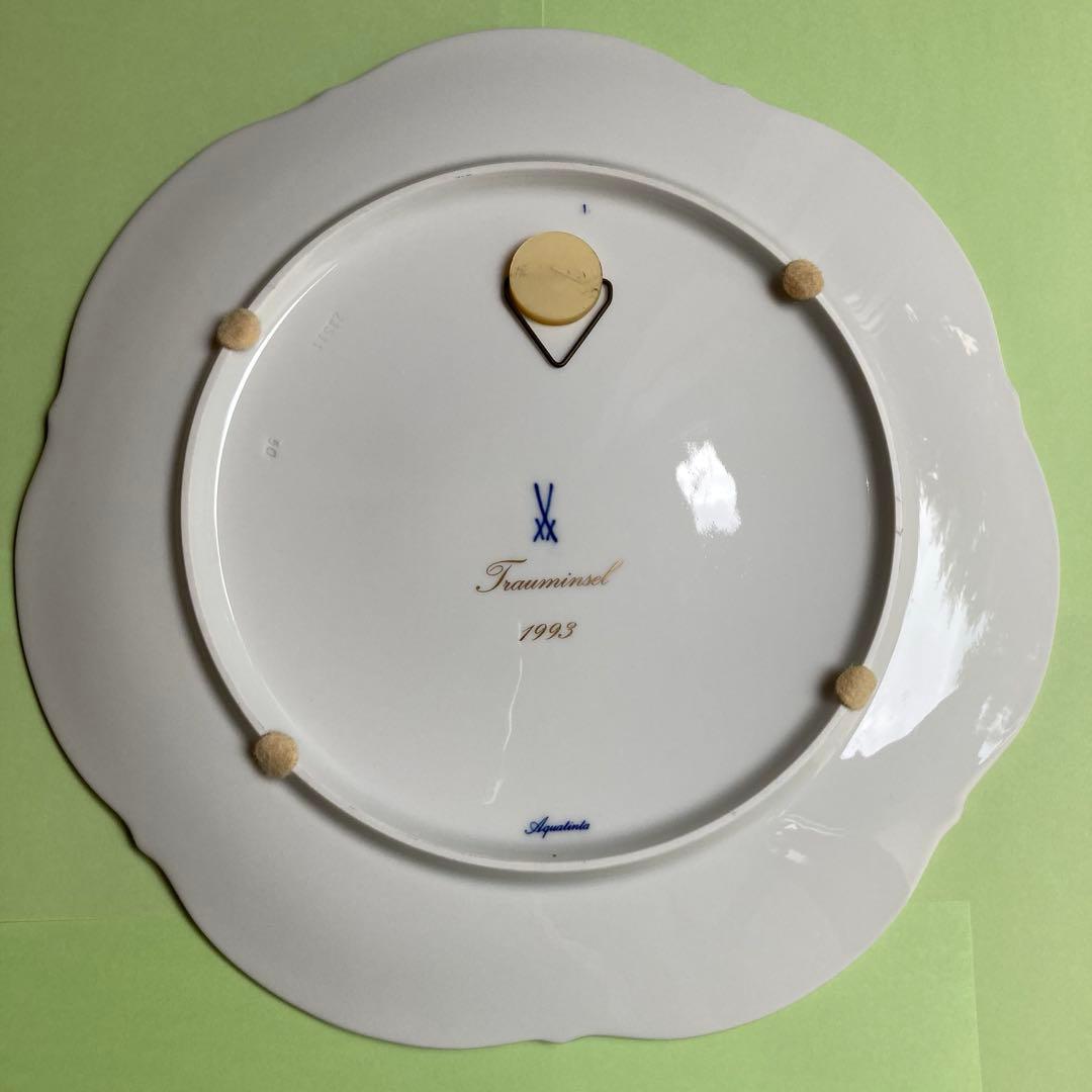 マイセン1993年 イヤープレート「夢の島」