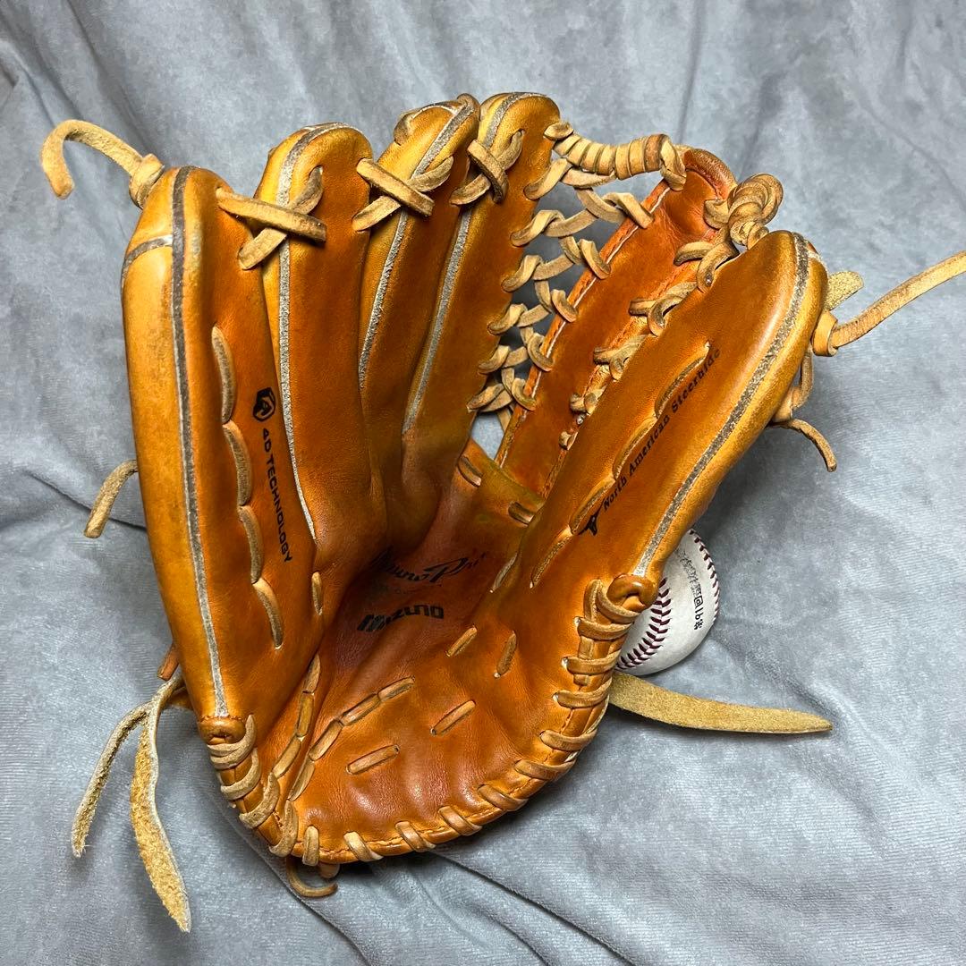 ミズノプロ　一般軟式外野手用グローブ コユニ　左投げ　左利き　右手用