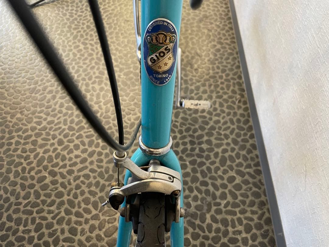 GIOS MIGNON 水色　ミニベロ　引取り限定