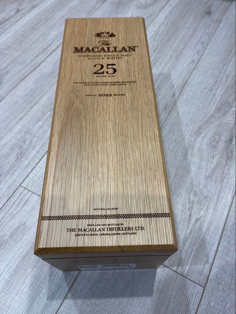 マッカラン25 空箱　空瓶　2セット