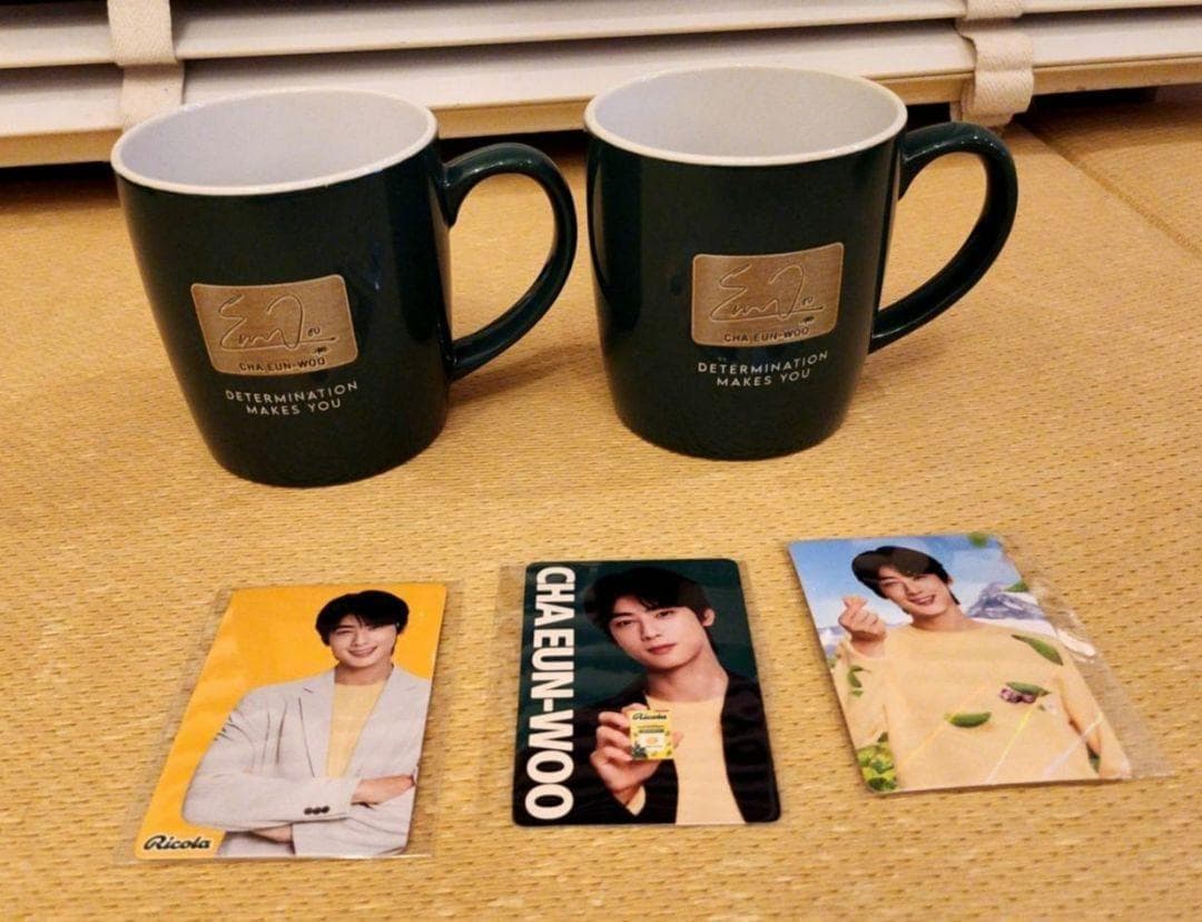 チャウヌ　CHA EUNWOO ミロ MILO タイ限定 マグカップ 2個