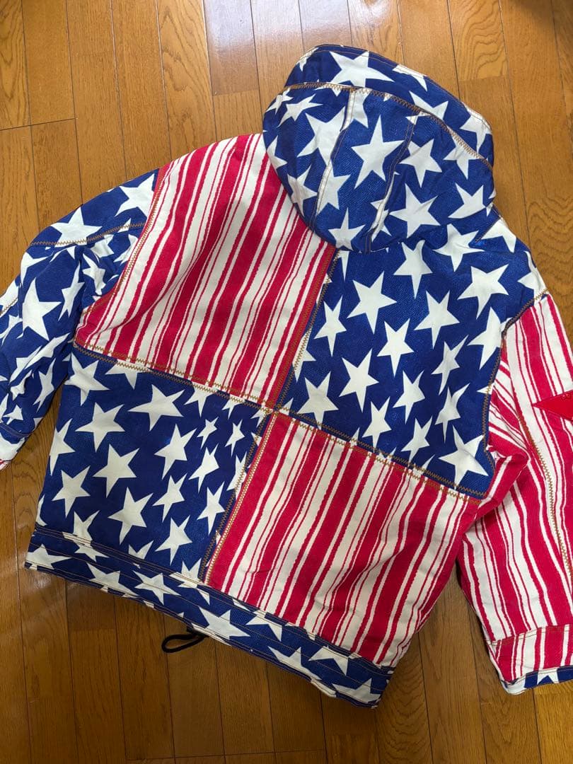 PHENIX スノボーウェア 上着 星条旗・ペイズリー柄 LL