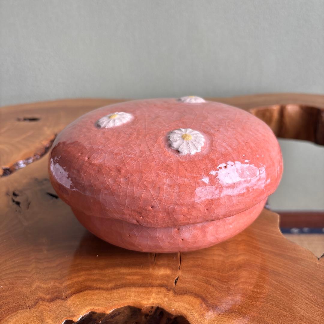 【新品未使用】楽入窯 食篭 楽焼 菓子鉢 茶道具 共箱