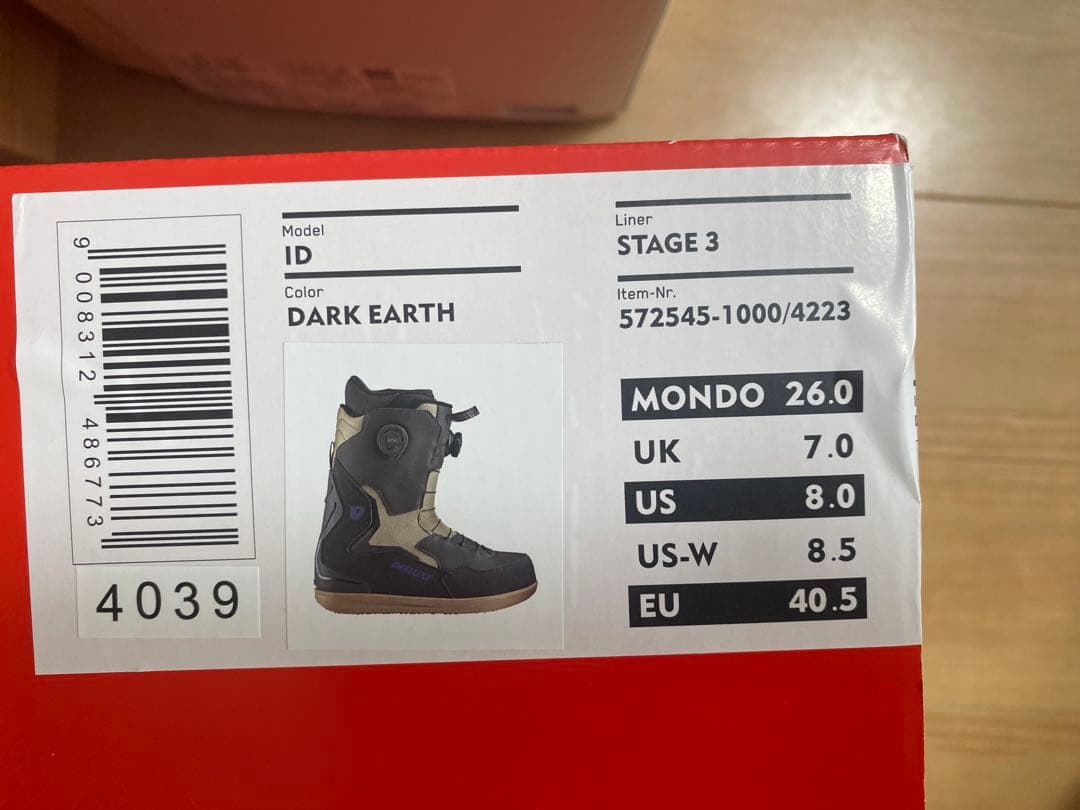 【極美品】25-26ディーラックスID 26cm