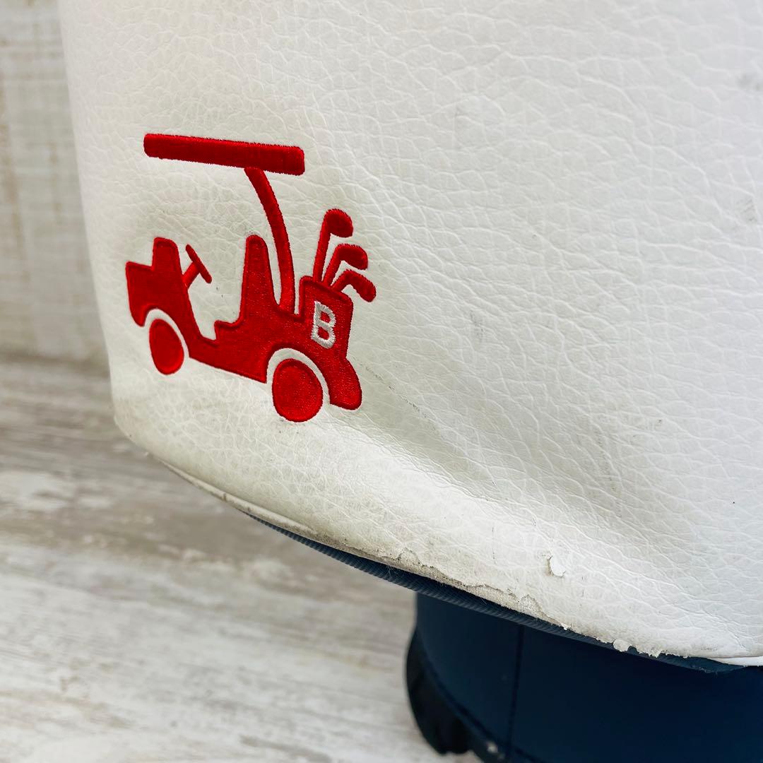BEAMS GOLF ビームスゴルフ　ツアータイプキャディバッグ　トリコロール柄