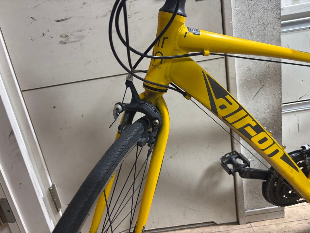 air-onクロスバイク 700cイエロー