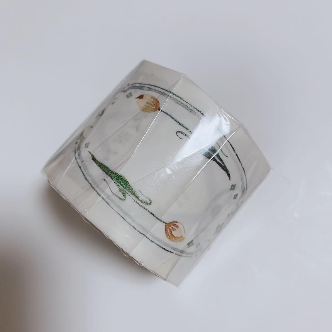 ⑤☆海外マステ☆ Pion さん 箔押し 紙上製器所 フラワートレイ