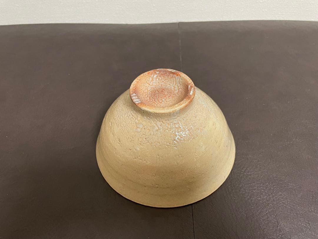 十三代坂田泥華　萩茶碗　共箱　共布　栞　茶碗　萩焼　茶道具