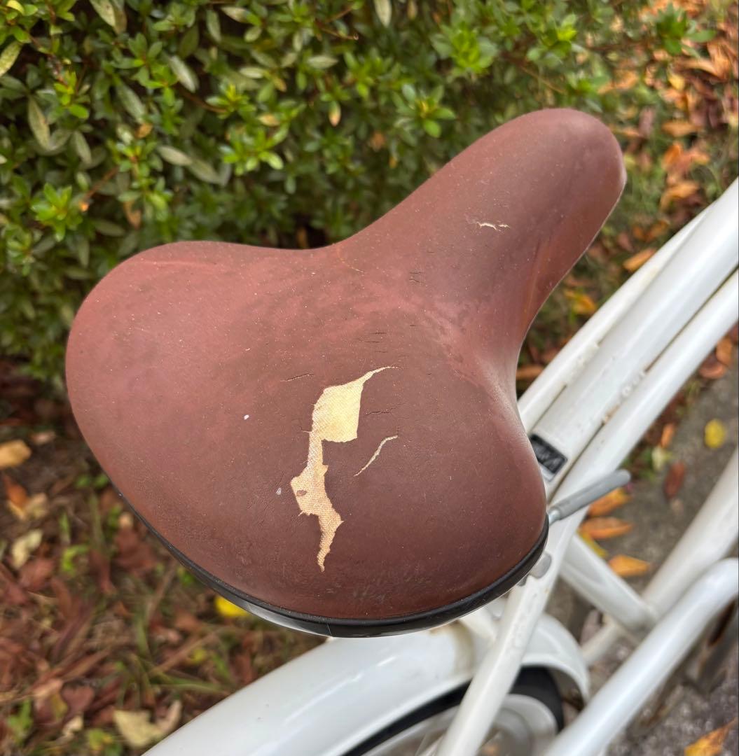 カリフォルニアスタイル ビーチクルーザー 26インチ ホワイト引取り限定