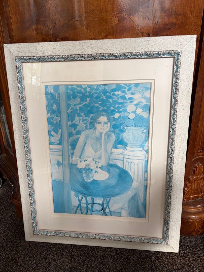 カシニョール額装　1995年の作品　庭園の薔薇