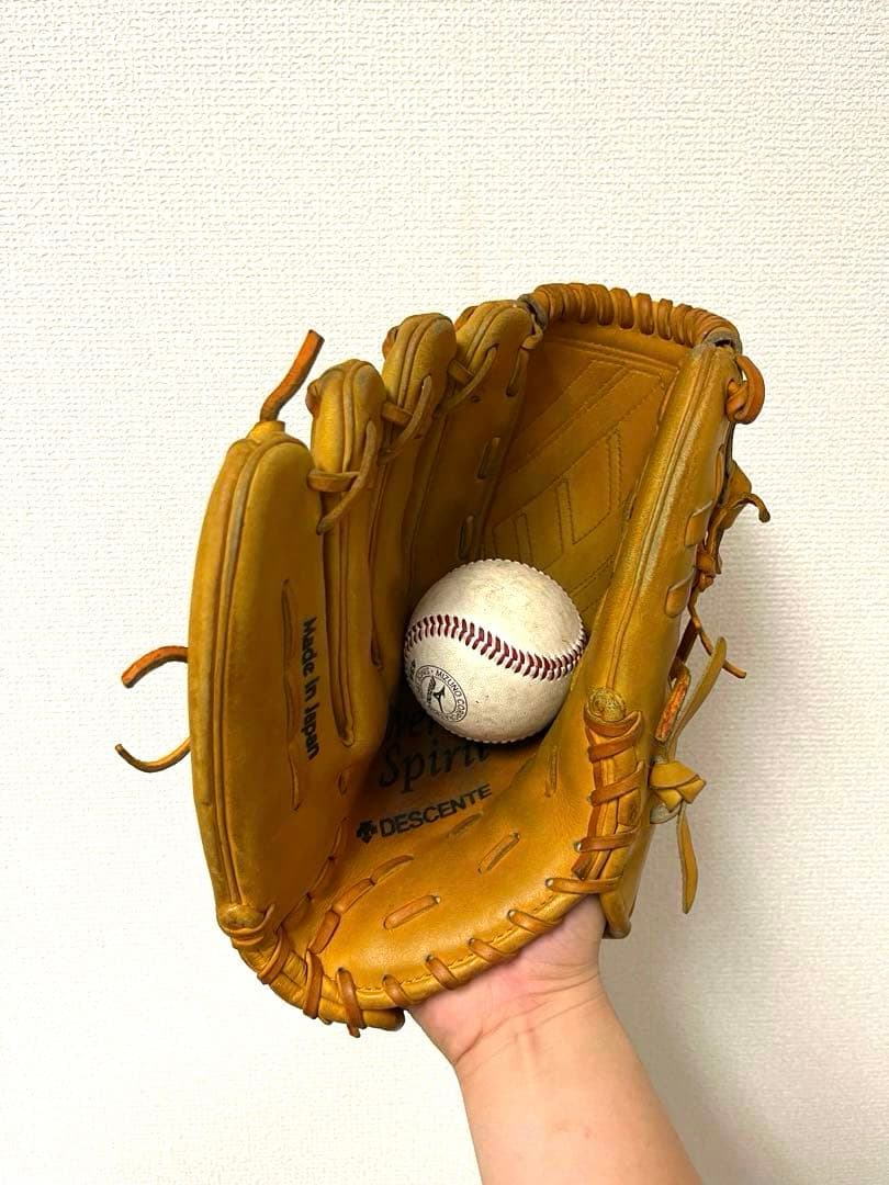515 デサント 型抜群 即戦力 硬式 投手用グローブ 左投げ