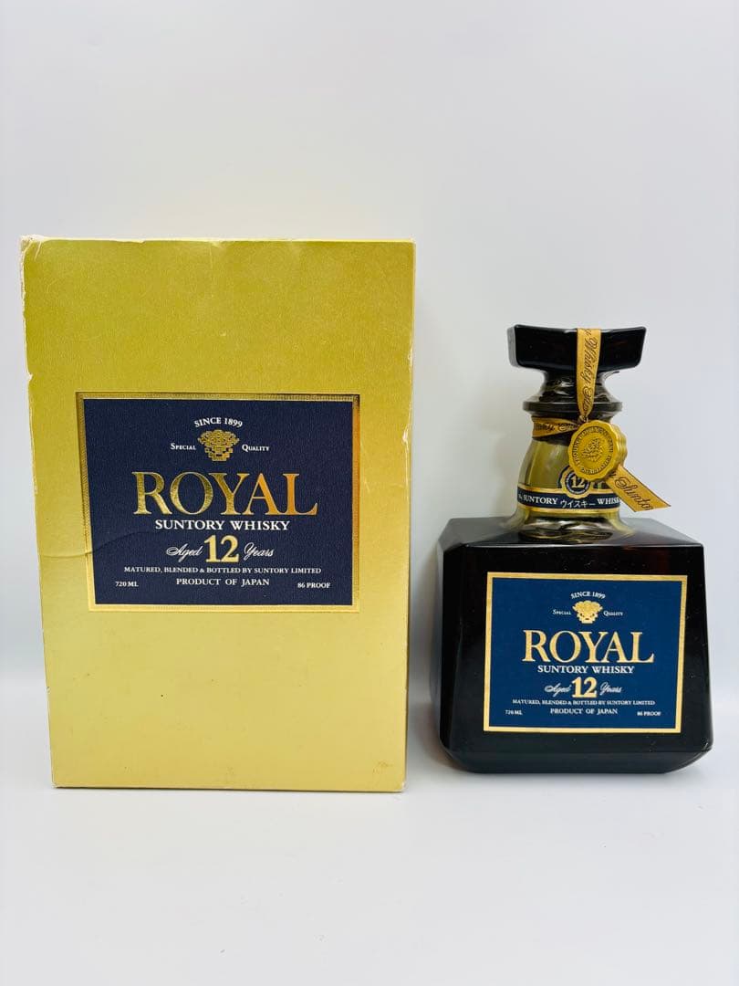 サントリーローヤル プレミアム 12年 ブルーラベル 720ml 43％ 箱あり