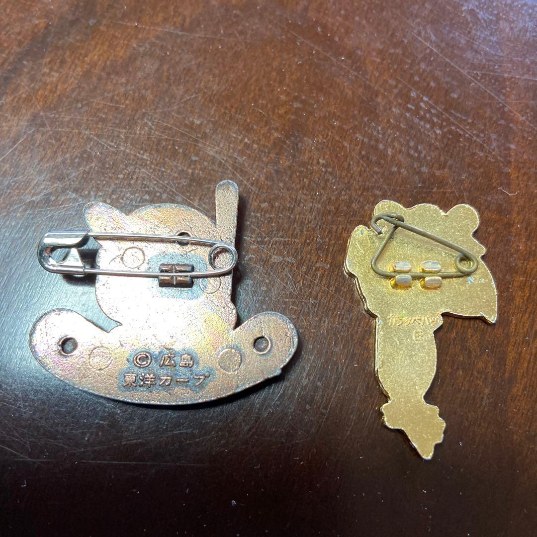 昭和レトロ　広島東洋カープ　バッチ　カラッペバッチ
