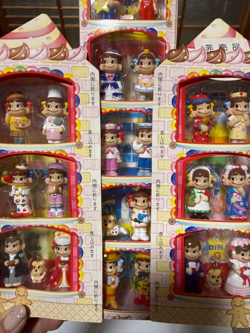 ペコちゃん フィギュアセット 50周年記念　非売品　レア