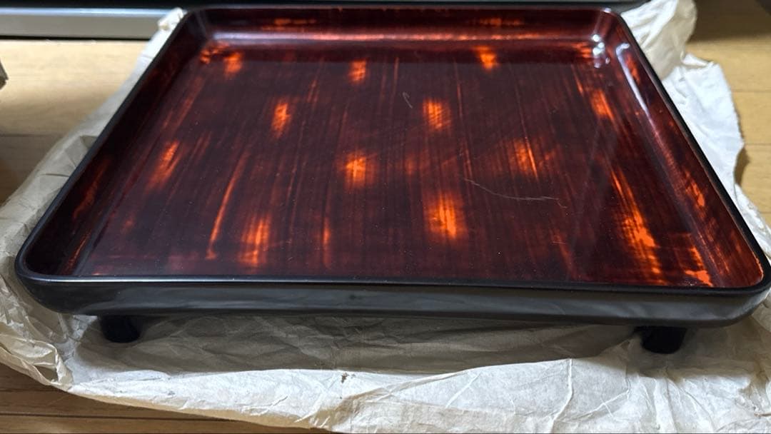 輪島塗会席膳足付き台（10膳）