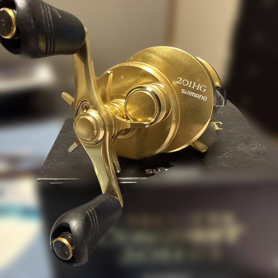 SHIMANO CALCUTTA CONQUEST 201HG ゴールド