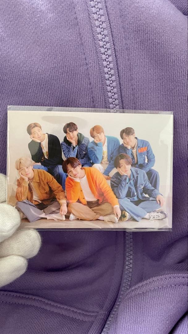 BTS カード付き スウェット パーカー【送料無料】