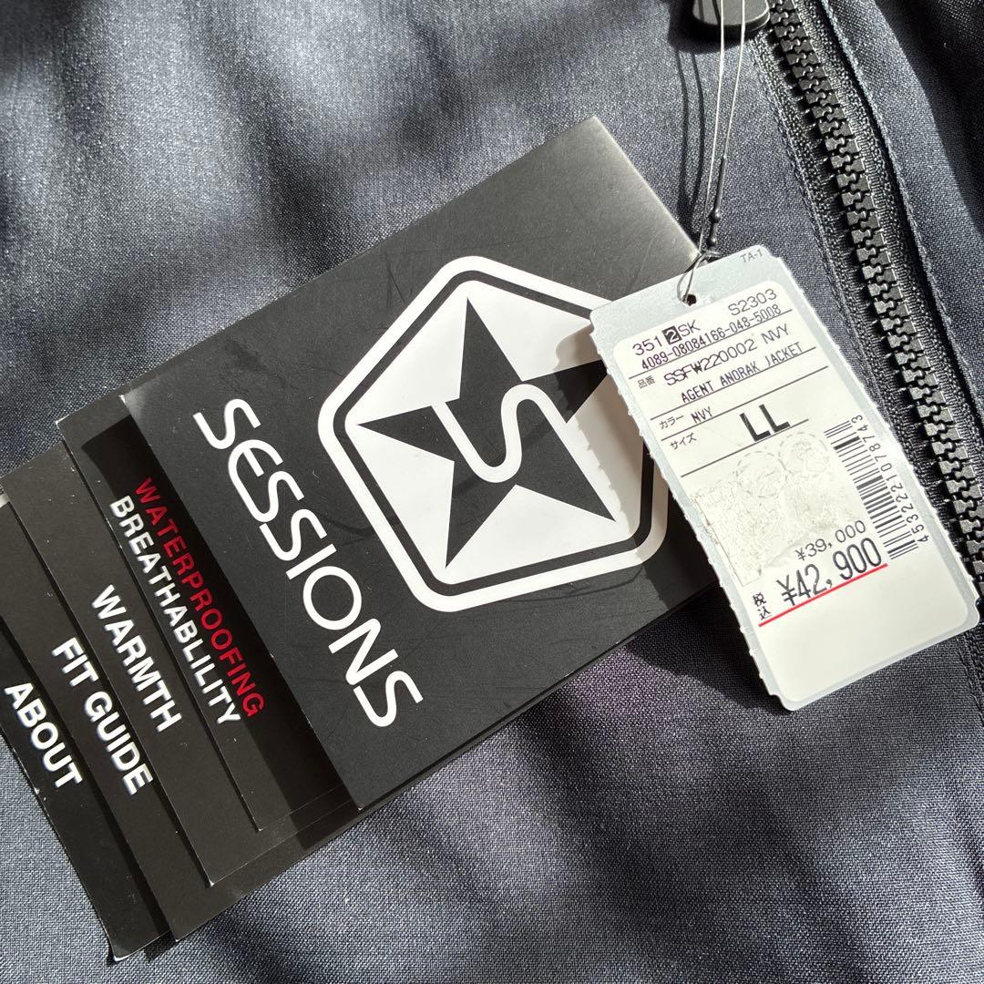未使用 SESSIONS セッションズ スノーボードウェア ジャケット XL